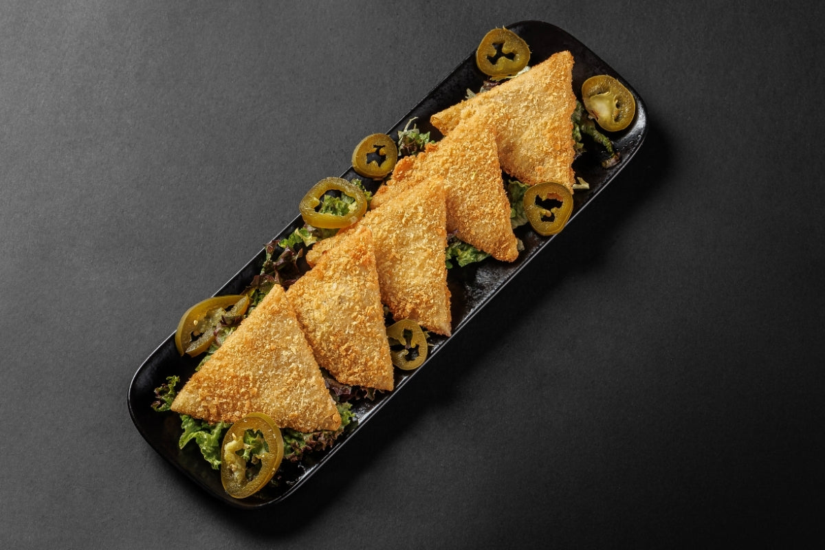 Cheddar Jalapeno Samosa