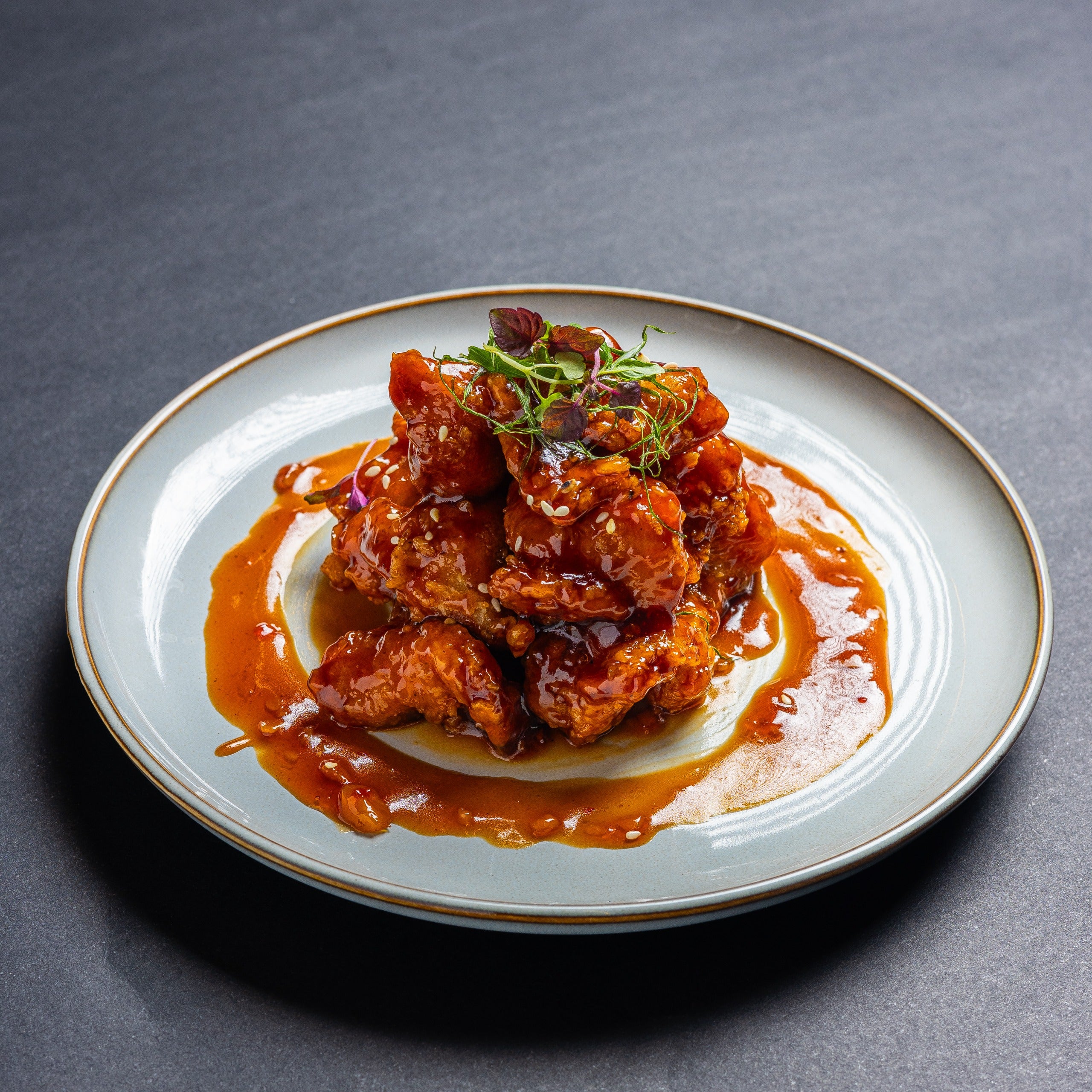 Garlic Honey Korean Fried Chicken