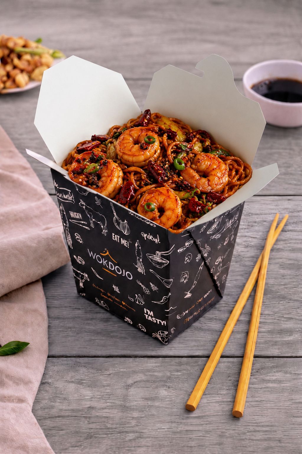Szechuan Shrimp Noodles